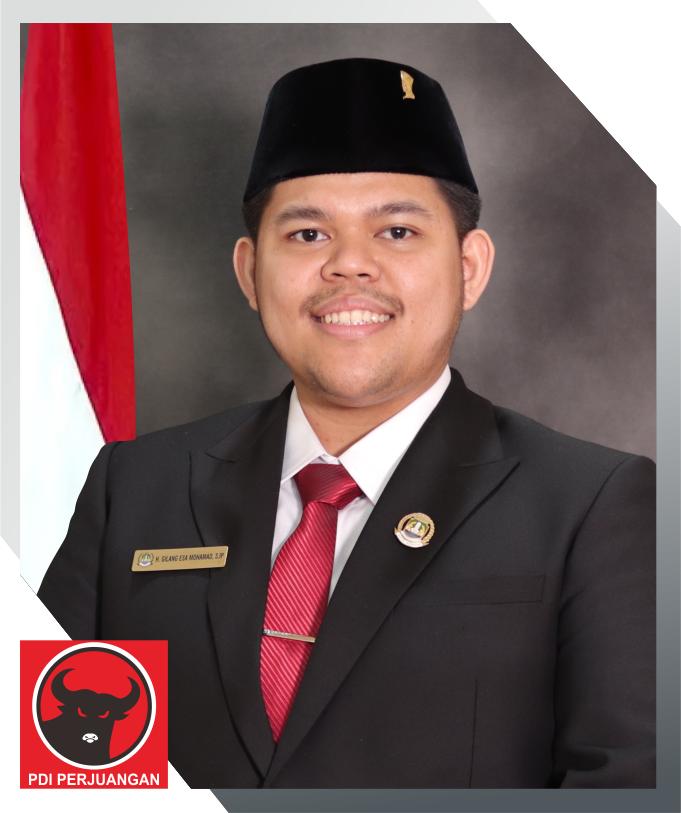 Anggota Komisi II DPRD Kota Bekasi H.Gilang Esa Mohamad