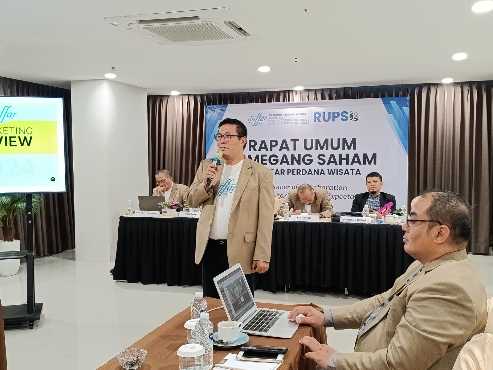 Direktur PT Naffar Perdana Wisata Bambang Halilintar