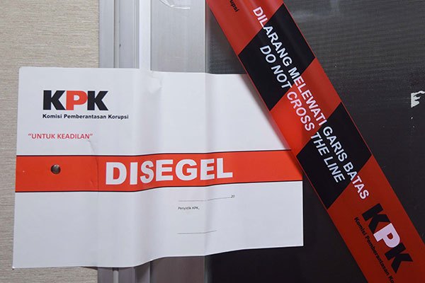 Empat ruangan Dinas PUPR Kabupaten Bekasi disegel dan digeledah oleh KPK